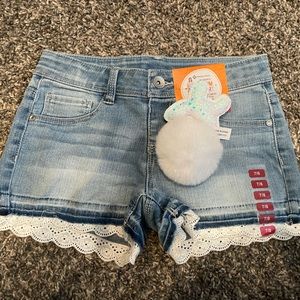 Brand New Member’s Mark Girls 7/8 Denim Shorts